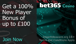 bet365 Casino bonuses